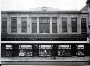 The flagship F. W. Woolworth 3D and 6D Store in High Street, Kensington, West London