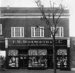 The F. W. Woolworth & Co. Ltd. 3D and 6D Store in Stafford Road, Wallington, which was 600th to open in the United Kingdom. It traded from 1934 until the collapse of the parent company in 2008