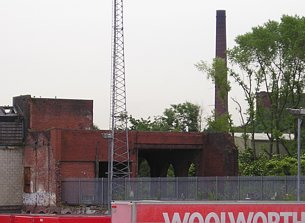 The purpose-built railhead was kept mothballed at the site right until it was torn down to make way for a mixed housing and shopping development.