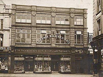 The only Woolworth store opened in Britain during 1917, at 5 Commercial Street, Aberdare, Glamorgan in Wales, which joined the chain on July 7th