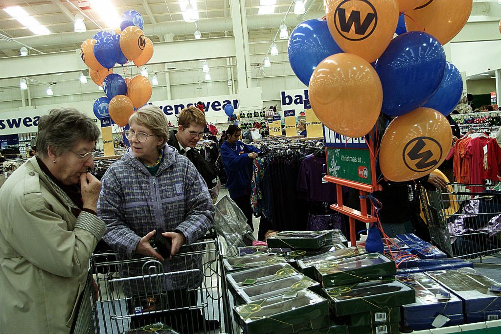 A steady throng of shoppers kept the Big W store packed on its opening day