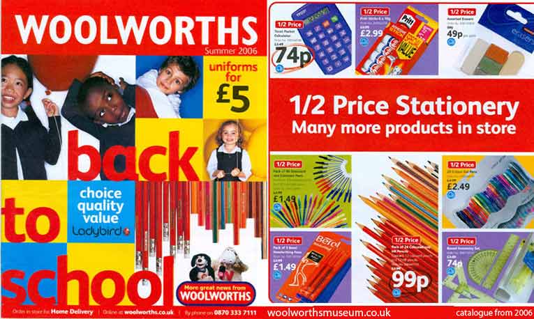 Stationery had just a single page in the firm's back to school catalogue in 2006, which was dominated by Ladybird Clothes and Chad Valley toys