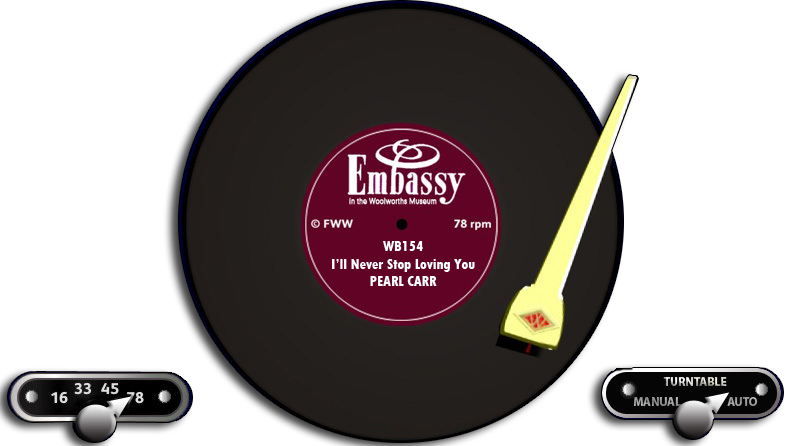 Embassy WB154: Pearl Carr 'I'll Never Stop Loving You'
