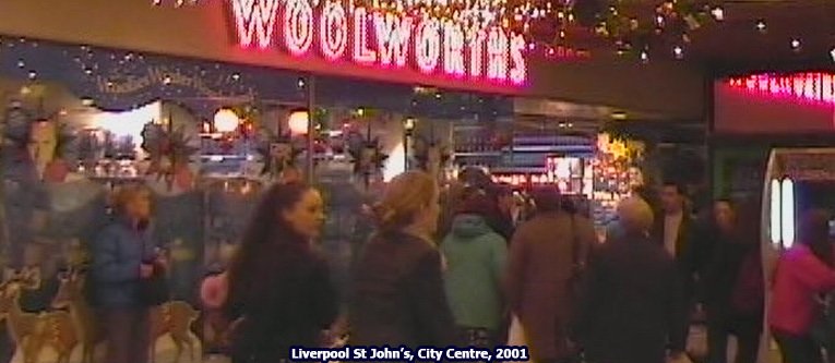 Back where it all began - the Christmas windows of Woolworths in Liverpool City Centre in 2001