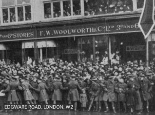 The F. W. Woolworth & Co. Ltd. 3D and 6D Store near Marble Arch, London in Edgware Road, W2