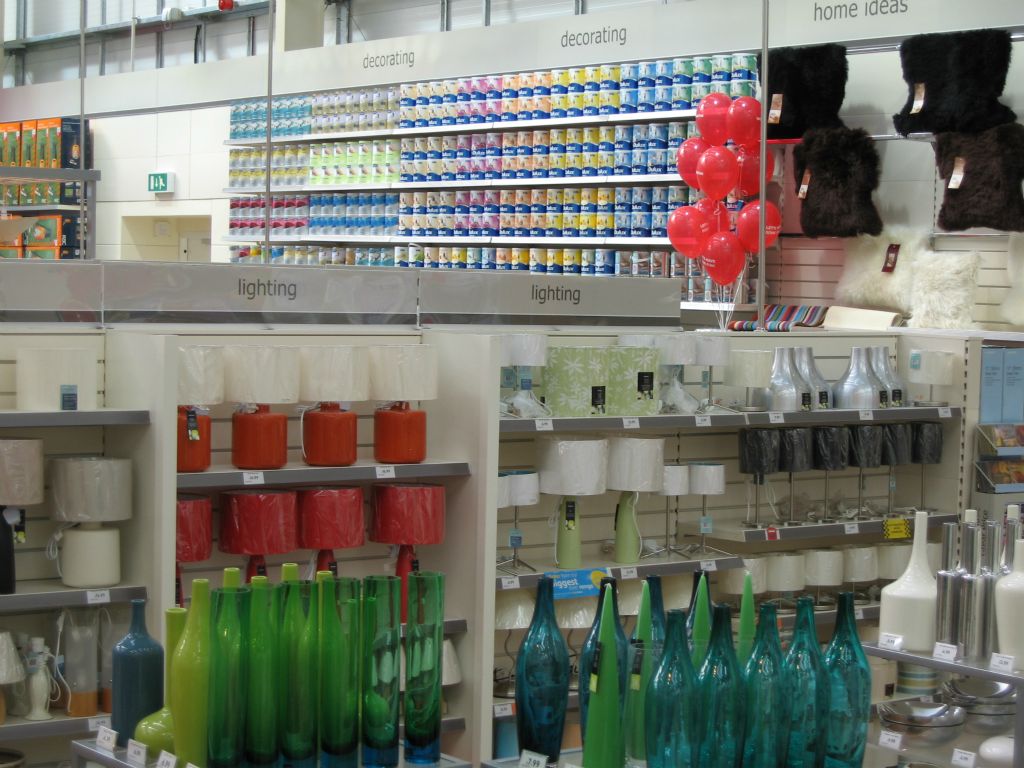 Vases, lamps and paint - it could only be Woolworths! (2005)