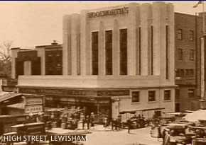 The F. W. Woolworth store in High Street, Lewisham which dominated the Market Place from 1913 until 1985