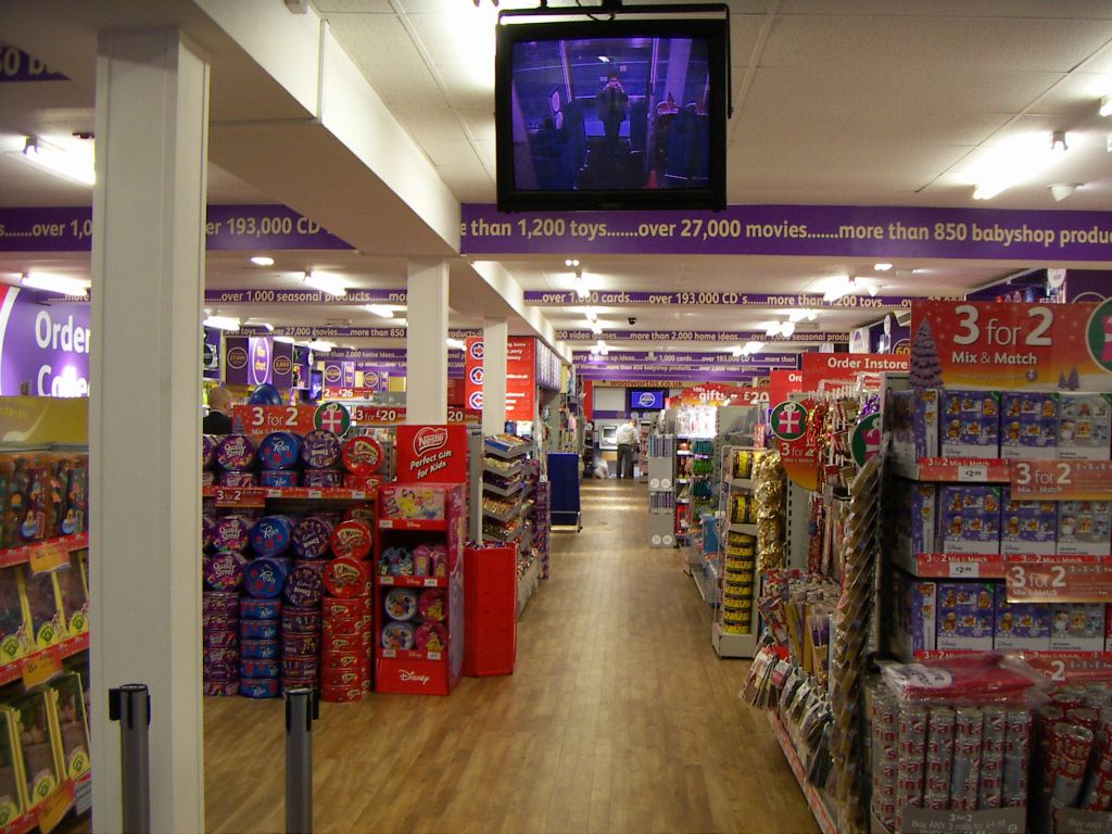 A view down the main aisle of the Kingswood Woolworths store, pictured on 5 November 2005