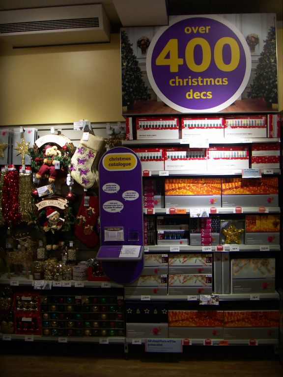 Kingswood shoppers were able to order 400 additional Christmas Decoration lines from a catalogue, for collection from the Woolworths store on their next visit