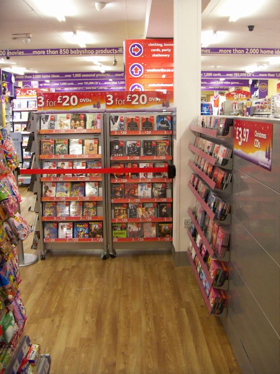 The Entertainment Department was located towards the back of the Kingswood store, but continued to offer a huge amount of music and video (2005)