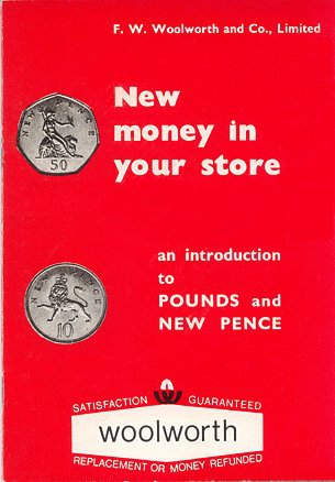 A training booklet explaining the new decimal currency to Woolworths staff - published in 1970 in preparation for "D-Day" the following February