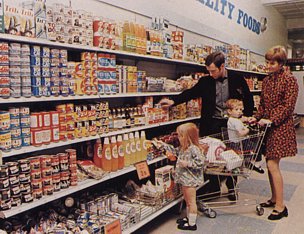Convenience groceries were a feature in all British Woolworth stores in the 1970s