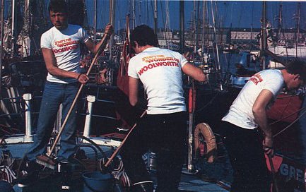 According to the PR Wonder of Woolworth t-shirts were a hit with the crew of Great Britain II