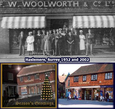 A jewel in the Woolworth crown - the Haslemere store in Surrey, which opened in 1952 and continued to prosper until the whole chain got into difficulties in 2008