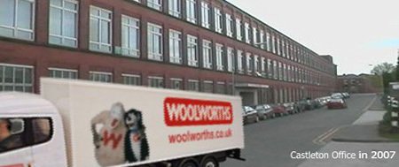Woolworths Central Accounting Office in Castleton in 2007, a year before the end.