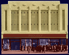 Proudly, uniquely, the one and only F. W. Woolworth - cinema front and all