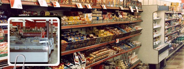 The 1984 offer of Daily Provisions at Woolworths included both groceries and delicatessen (photograph of displays at Rushey Green, Catford store courtesy of Mr Andy Hayzelden)