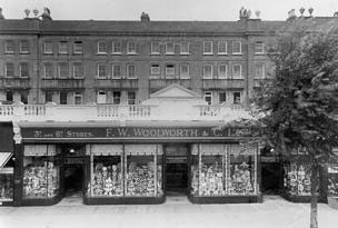 F. W. Woolworth in Terminus Road, Eastbourne, which opened in 1924 