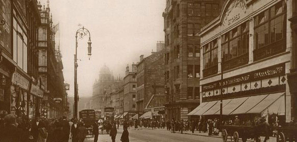 An early Scottish Woolworth's - Argyle Street, Glasgow, which opened in 1914