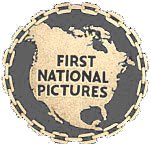 The logo of First National Pictures, one of the pioneering companies in talking movies, operating initially outside the studio system