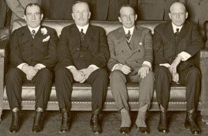 Grandees of the F. W. Woolworth Co. in 1921 - left to right H.T. Parson (President), C. S Woolworth (Chairman), E.P.Charlton and F.M. Kirby (Founders, Directors and each a Senior Vice President)
