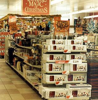 Some of the range of housewares that graced the shelves of Woolworth stores in the run-up to Christmas 1983