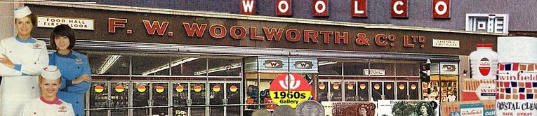 A double new look for Woolworths in Leicester in the heart of England - a new superstore in the City Centre at Gallowtree Gate and one of Britain's first out of town superstores, Woolco at Oadby