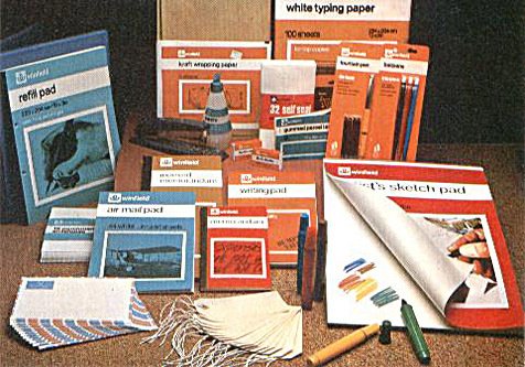 Winfield branded stationery at Woolworths was deemed old-fashioned and out-of-touch by the firm's new owners in the 1980s
