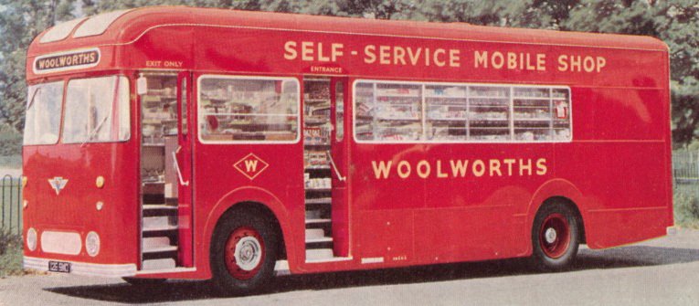 Woolworths on Wheels - the short-lived Mobile Shop, first and last of the fleet thanks to sustained public opposition