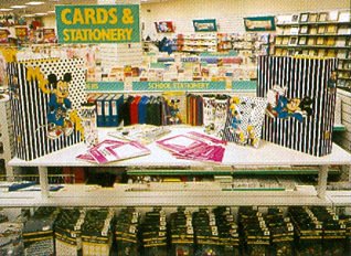 The new look stationery range in 1985/6