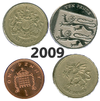 Two pounds and eleven pence in 2009, which statistically has the same value as sixpence a century earlier