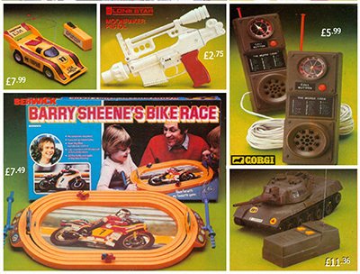 Battery operated and electronic toys were very popular in the late 1970s at Woolworth's