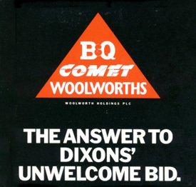 The Woolworth Holdings Defence document set out the case against the Dixons takeover bid