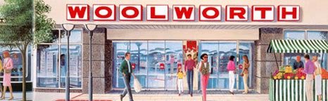 An artist's impression of a Woolworth store in Germany in the 1990s