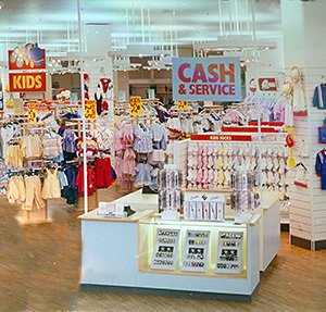 A long view of the Ladybird displays at Gallowtree Gate, Leicester in 1986