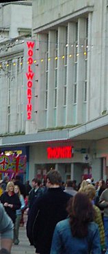 The large City Centre Woolworths store the stood in Commercial Road, Portsmouth