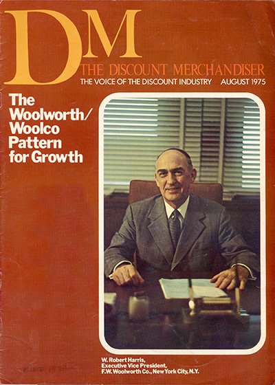 W. Robert Harris, who headed the Woolworth and Woolco division of F.W. Woolworth, and was an Executive Vice-President of the wider Group of Companies