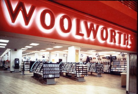 Woolworths in Hounslow, West London was refitted and extended in 1993 as a prototype for the future. It included a touch-screen sceen ordering kiosk, developed by Julia Schofield Consultants and ICL Retail, which later won an award as the best interactive multimedia system in the world from the Interactive Multimedia in Retail Group (IMRG)