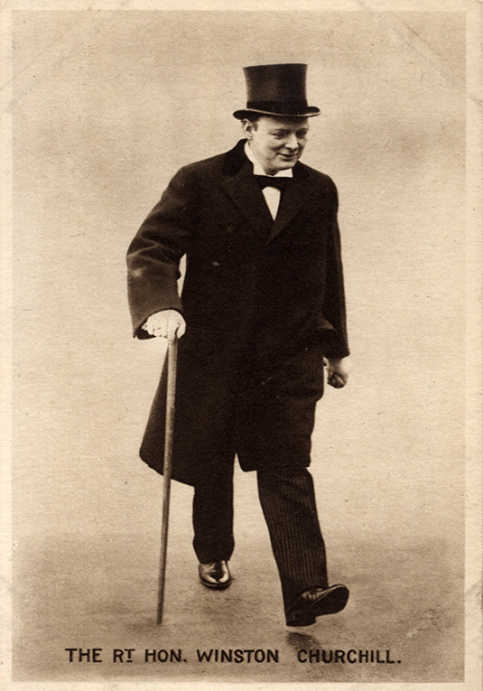 Rt. Hon. Winston Spencer Churchill MP, First Lord of the Admiralty, pictured in 1915
