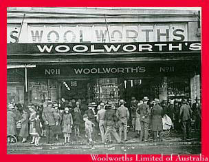 The Woolworths Ltd store in Freemantle, Western Australia, one of their early openings