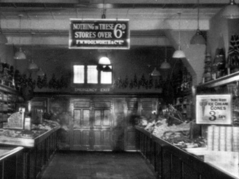 Nothng over sixpence in the sweets department at a British branch of the F. W. Woolworth and Co. Ltd. 3D and 6D Stores
