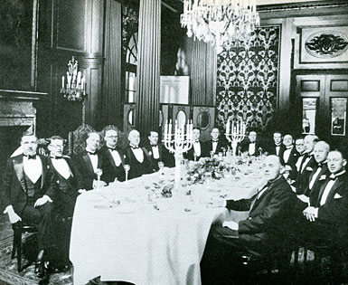 The Buying Team of F. W. Woolworth Co. GMBH, pictured at a dinner in Berlin in 1928