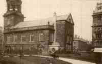 The Cathedral of St Peter, Liverpool  - consecrated in 1702 and demolished in 1922.   The Church Street site was redeveloped by Woolworth Properties to provide premises for Woolies and C&A.  The new Anglican Cathedral was in Hope Street about a mile away.  The new Cathedral wasn't finally finished until the 1970s.