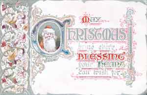 One of a small range of Christmas Cards chosen by the chain's founder, Frank W. Woolworth