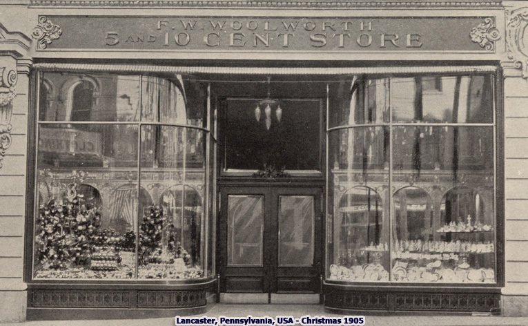 The American flagship store in Lancaster, Pennsylvania in 1905, the year when the company was incorporated