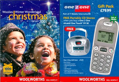 The Woolworths Christmas Catalogue for 2001, which went to press a few weeks after the chain demerged from Kingfisher Group.